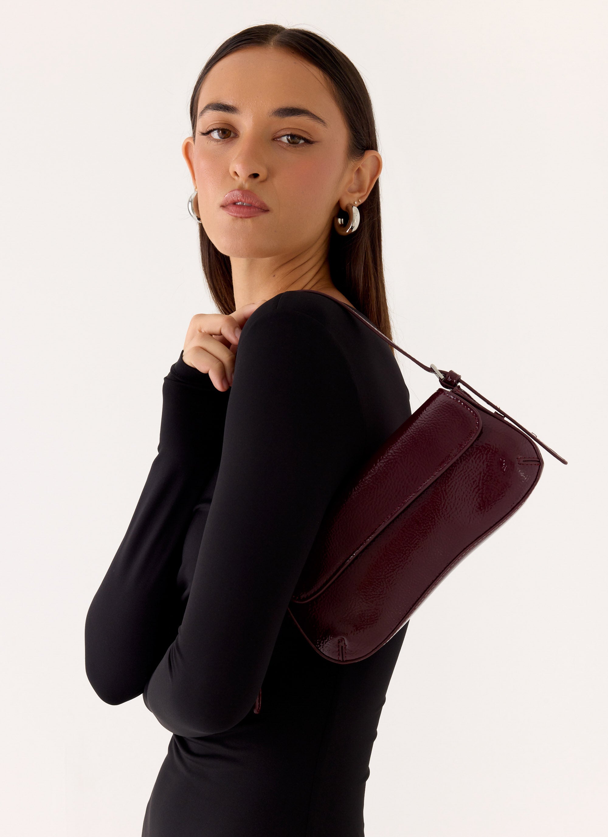 Amoretta Heart Bag - Maroon