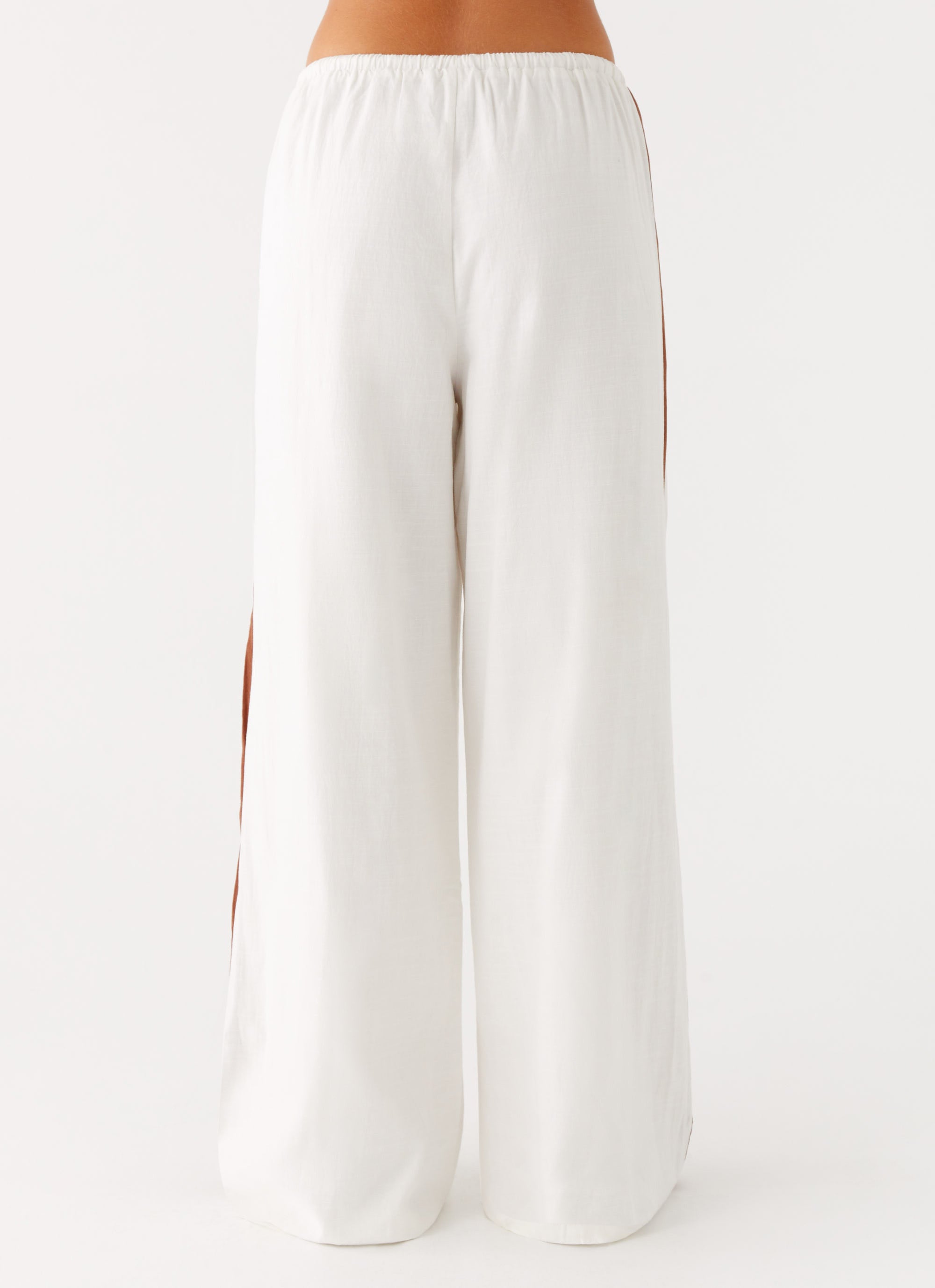 Dalida Linen Pants - Ivory